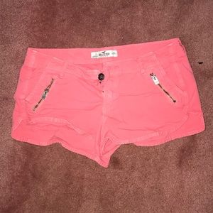 Hot pink shorts worn twice